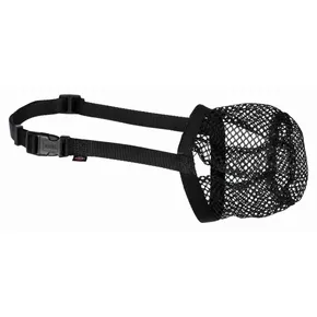Maulkorbschutz aus Polyesternetz M-L schwarz, 27 cm